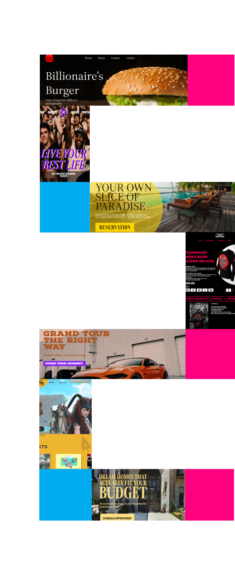 Websites made by BEW Collective